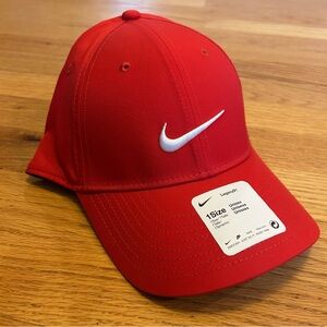 NIKE Hat Cap Red Dri-Fit Legacy 91 Strap Back Golf Comfort Mens NEW NWT